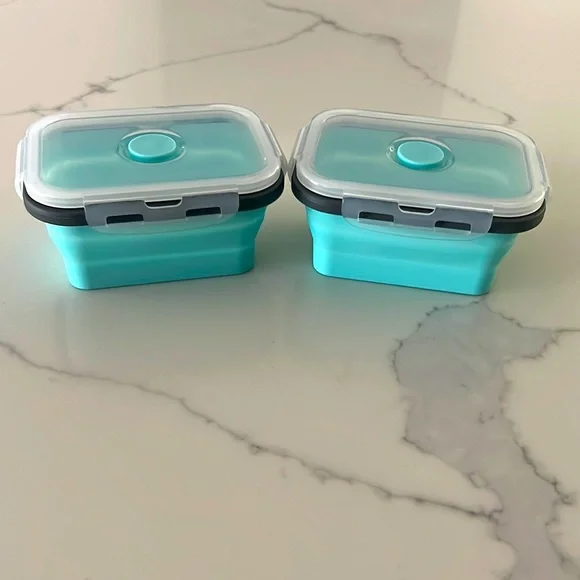 Foldable Food Storage Containers -Set of 2 - Picture 1 of 1